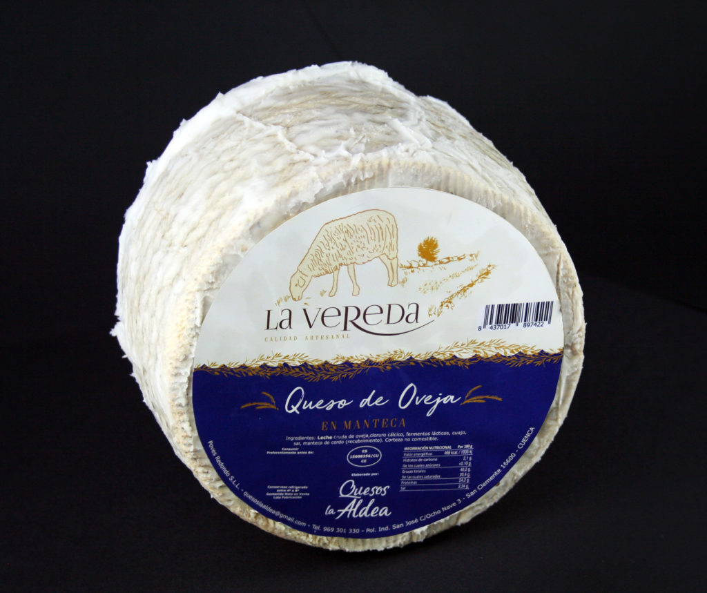 QUESO DE OVEJA EN MANTECA DE CERDO 3KG - Quesos La Aldea